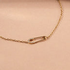 Cute Safety Pin Necklace
