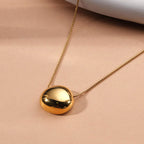 Bubble Drop Chain Necklace