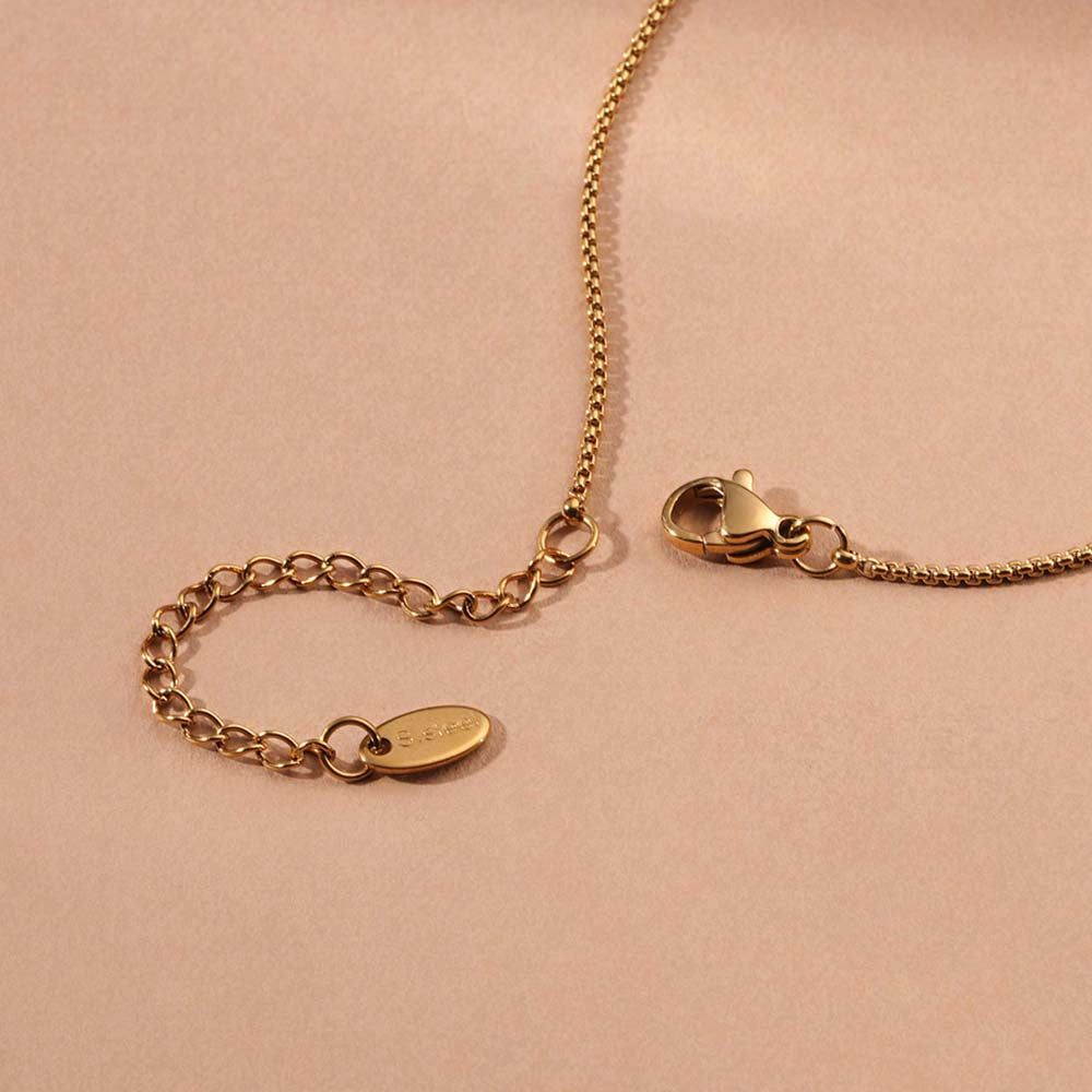 Bubble Drop Chain Necklace