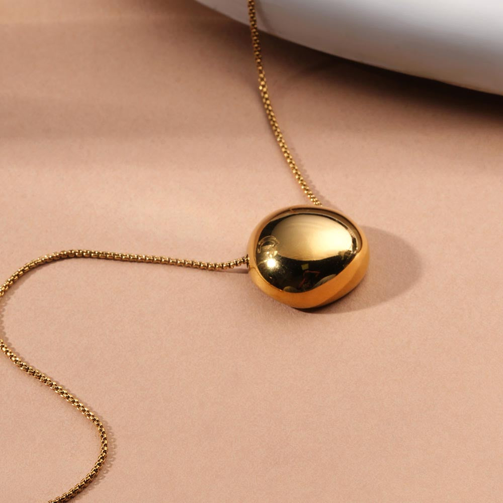 Bubble Drop Chain Necklace