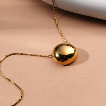 Bubble Drop Chain Necklace