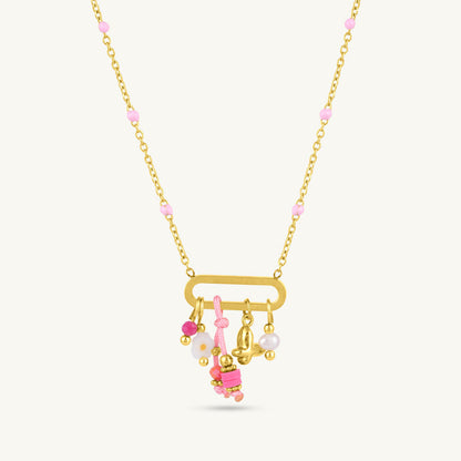 Dangle Charm Link Necklace