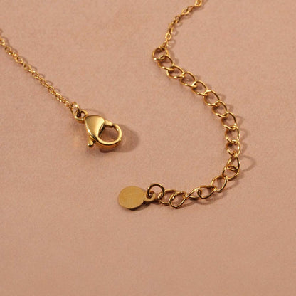Tiny Orb Station Chain Necklace