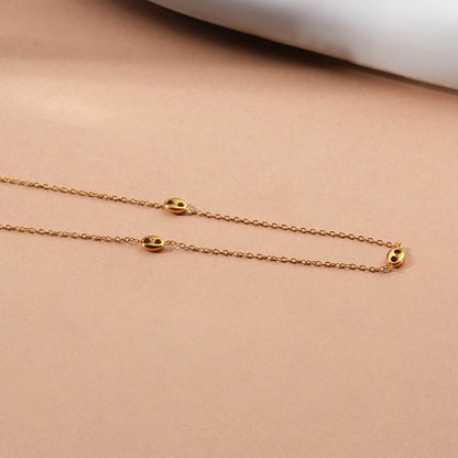 Tiny Orb Station Chain Necklace