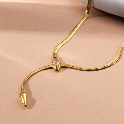 Dangle Snake Chain Necklace