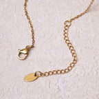 Clustered Pearl Drop Necklace