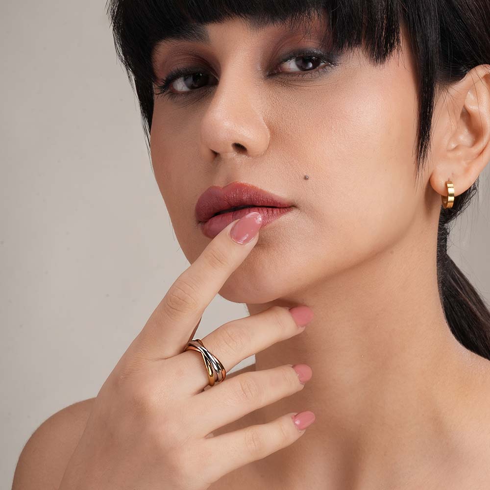 Classic Tri Colour Ring