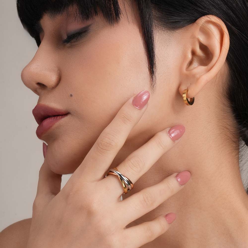 Classic Tri Colour Ring