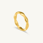 Artisan Gold Undulating Ring