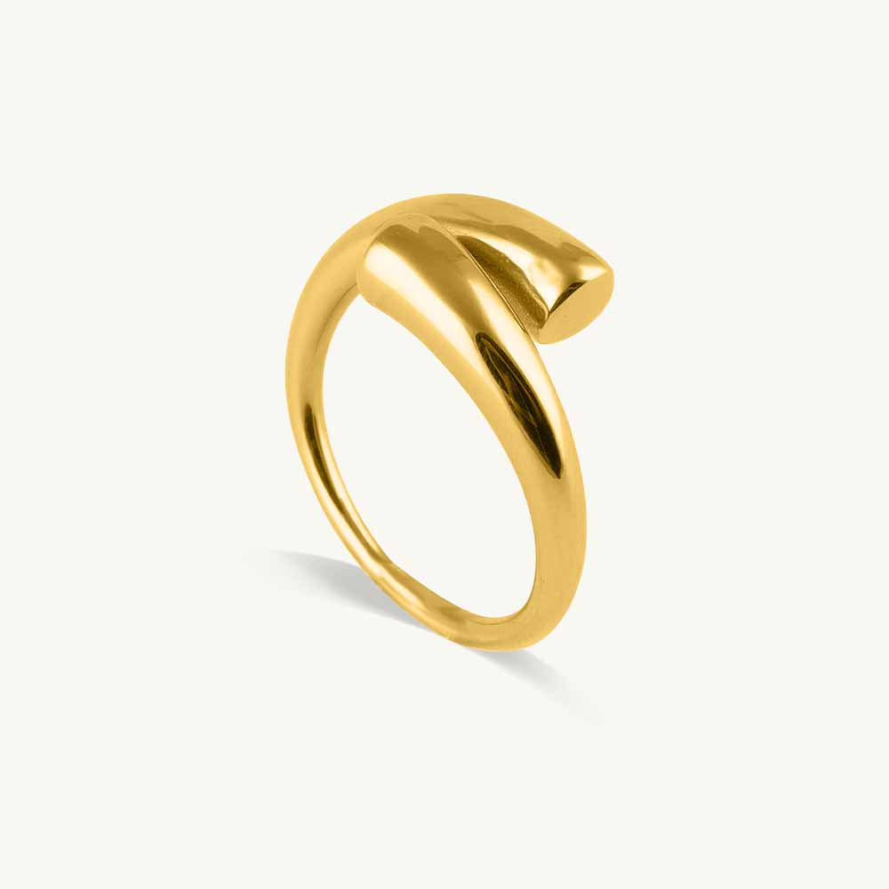 Bold Arc Open Ring