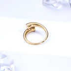 Bold Arc Open Ring