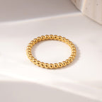 Classic Beaded Stack Ring