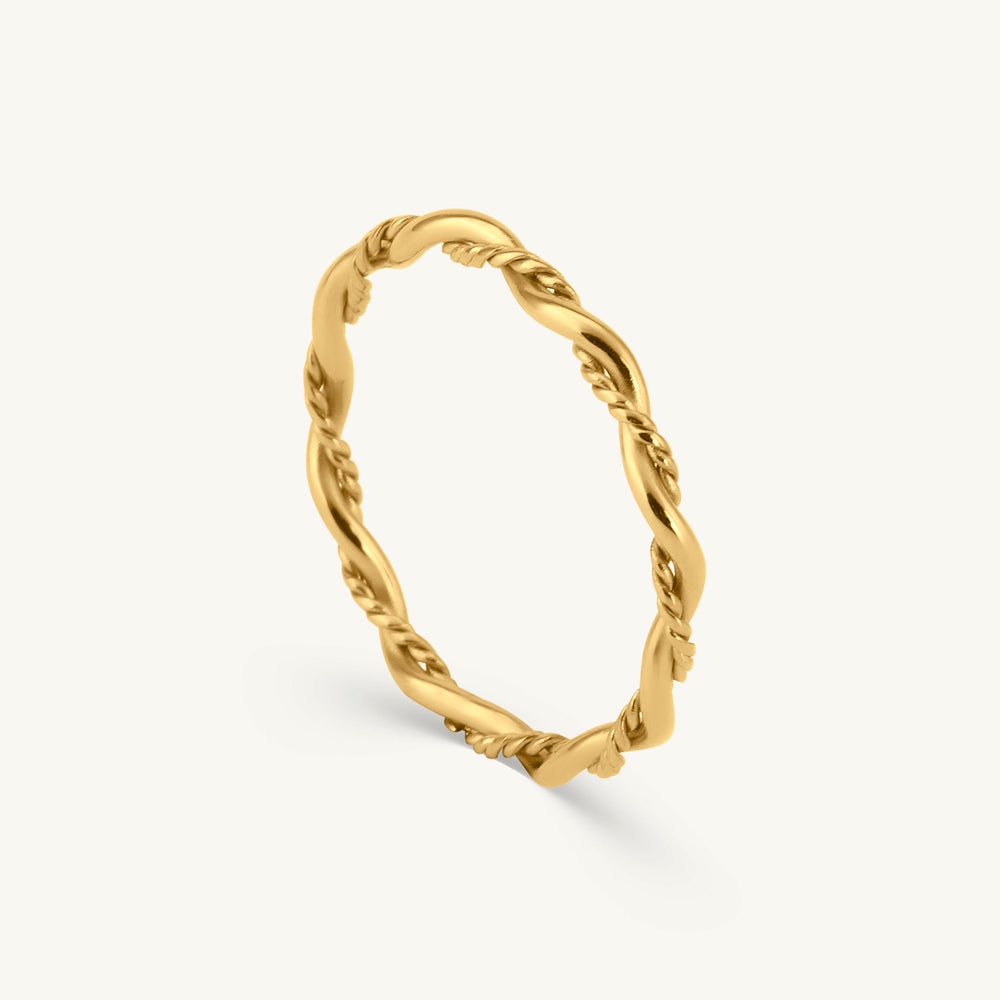 Delicate Rope Twist Ring