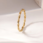 Delicate Rope Twist Ring
