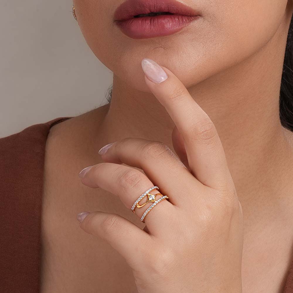 Verve 925 Sterling Silver  Signature Ring