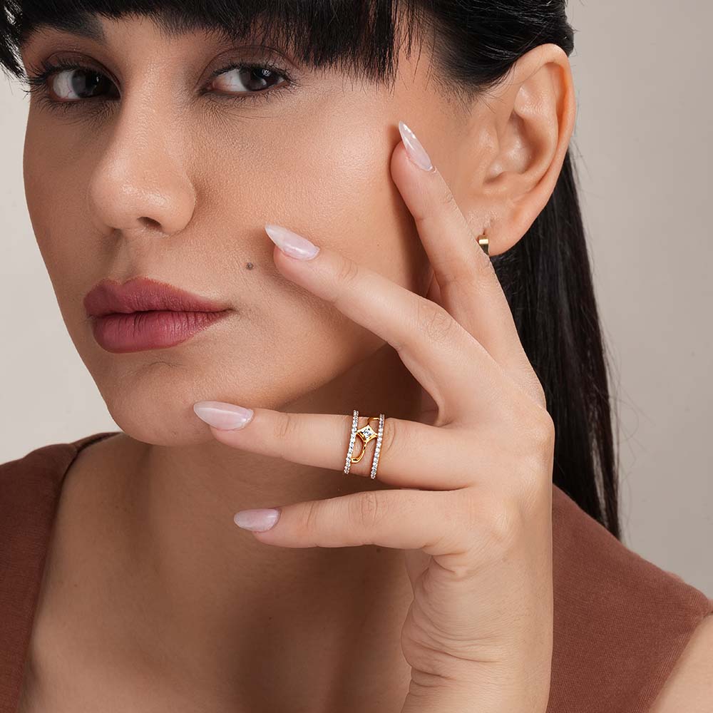 Verve 925 Sterling Silver  Signature Ring