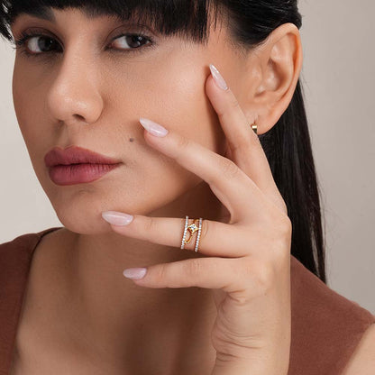 Verve 925 Sterling Silver  Signature Ring
