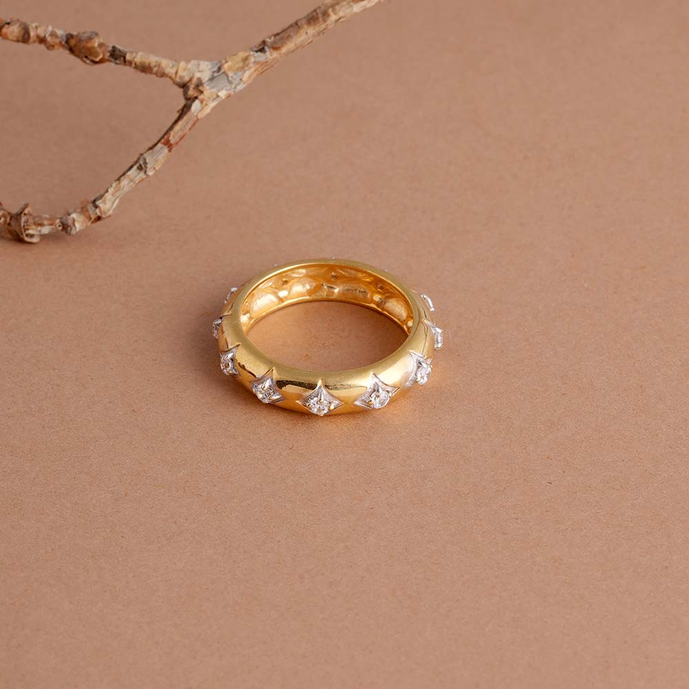 Bonded Stud Signature Ring