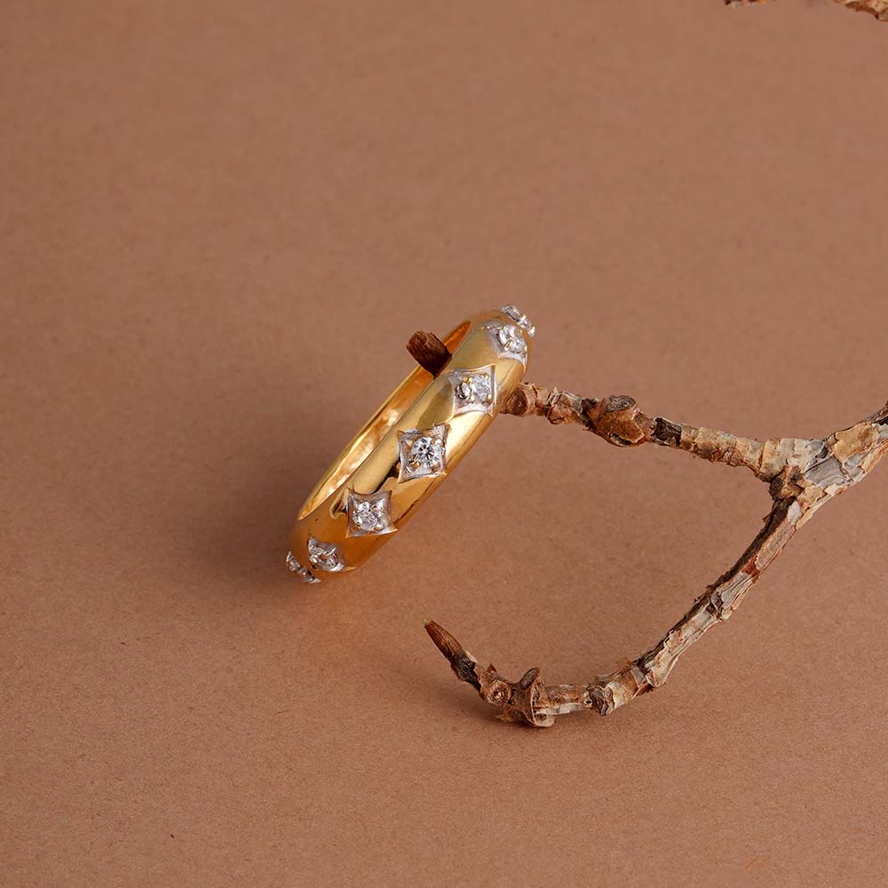 Bonded Stud Signature Ring