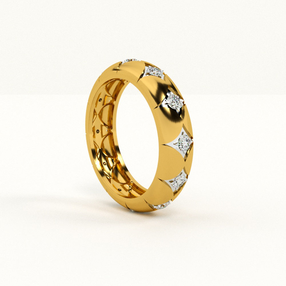 Bonded Stud Signature Ring