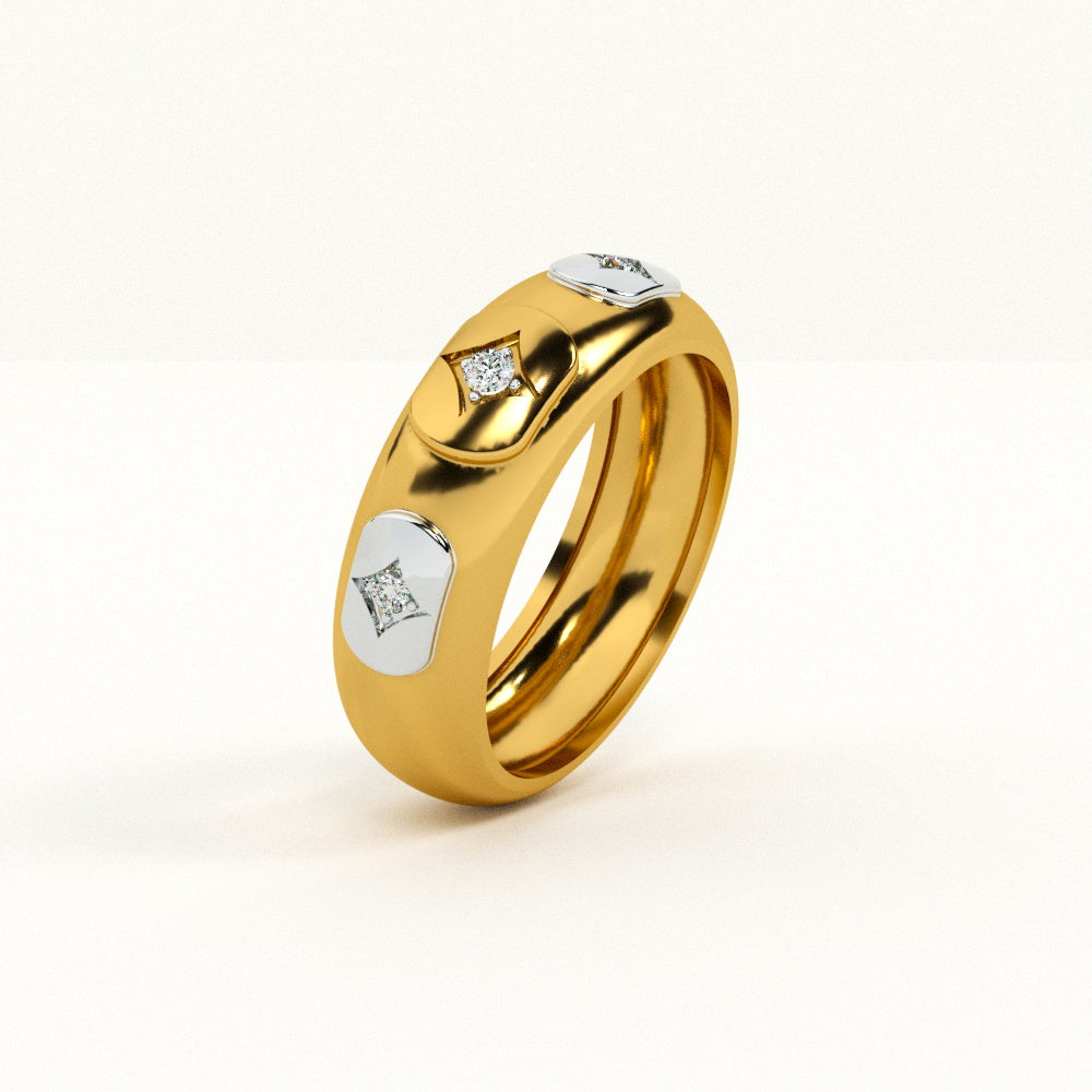 Tri Stars Signature Ring