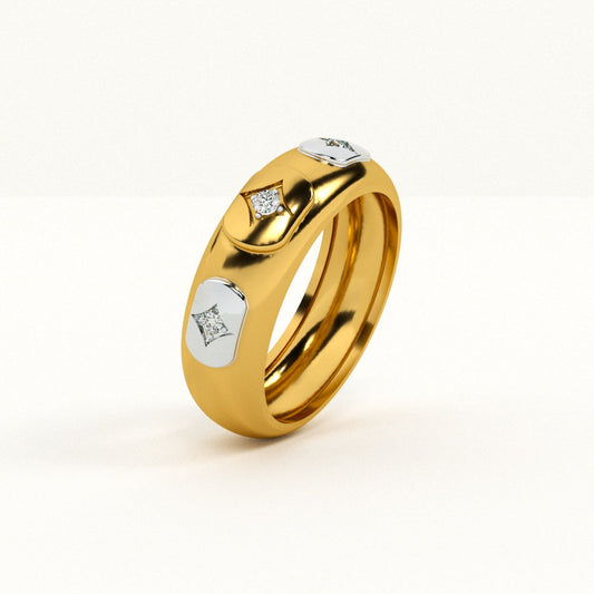 Tri Stars Signature Ring