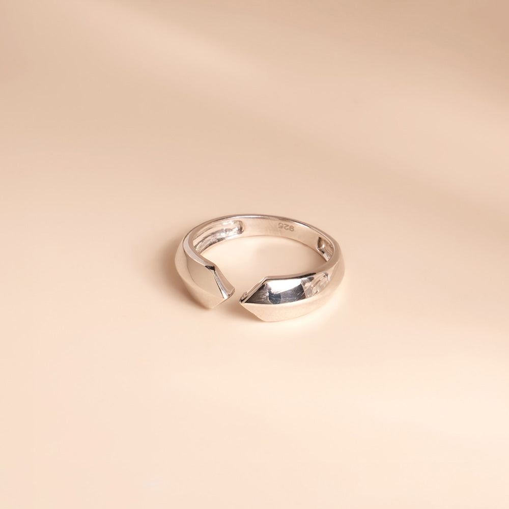 Unity Gap 925 Silver Unisex Ring