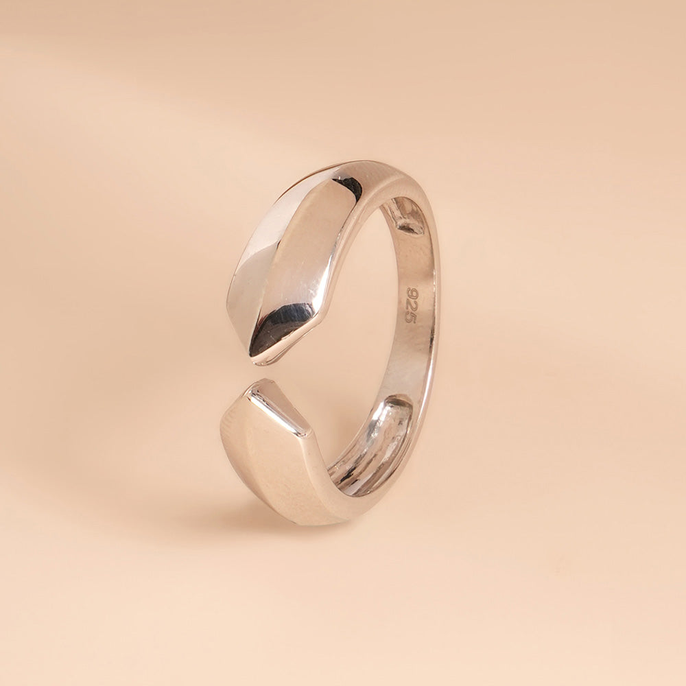 Unity Gap 925 Silver Unisex Ring