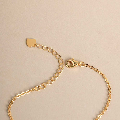 Evil Eye Clover 925 Silver Bracelet