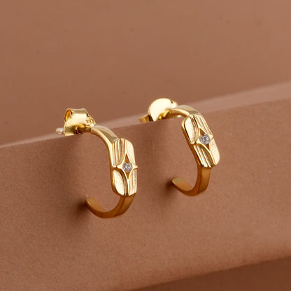 Tiny Echoes Signature Earrings