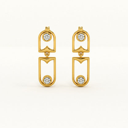 Haloed Signature Earrings