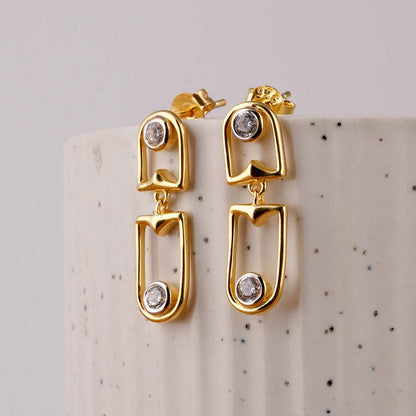Haloed Signature Earrings