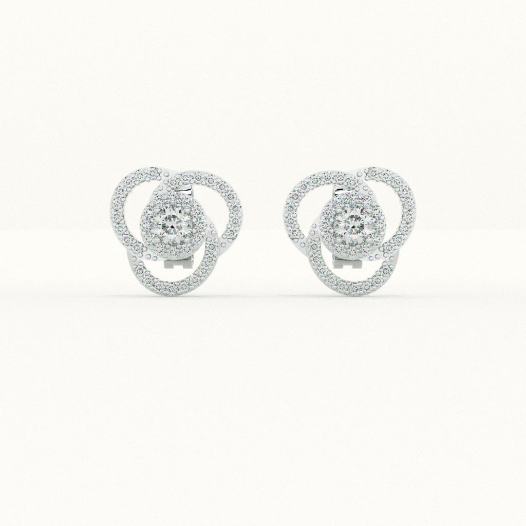 Crystal Bloom 925 Studs