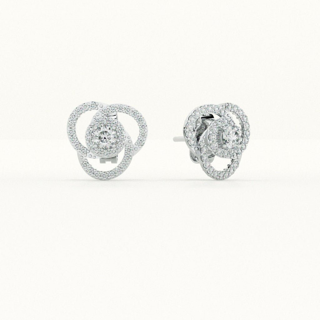 Crystal Bloom 925 Studs