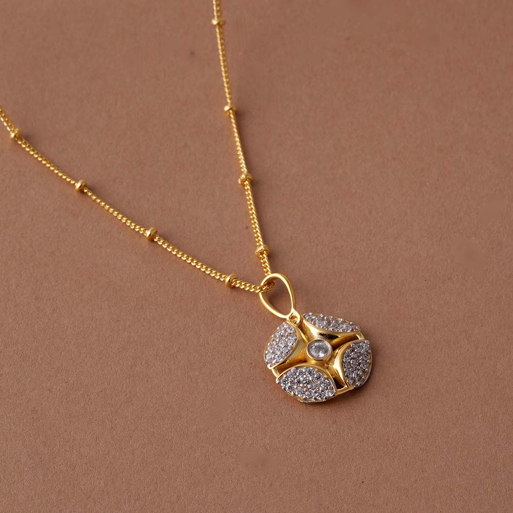 Beaded Venetian Box 925 Silver Signature Necklace