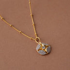 Beaded Venetian Box 925 Silver Signature Necklace