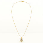 Beaded Venetian Box 925 Silver Signature Necklace