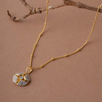 Beaded Venetian Box 925 Silver Signature Necklace