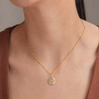 Beaded Venetian Box 925 Silver Signature Necklace