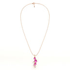 Berry Bubble 925 Sterling Silver Rose Gold Pendant Necklace