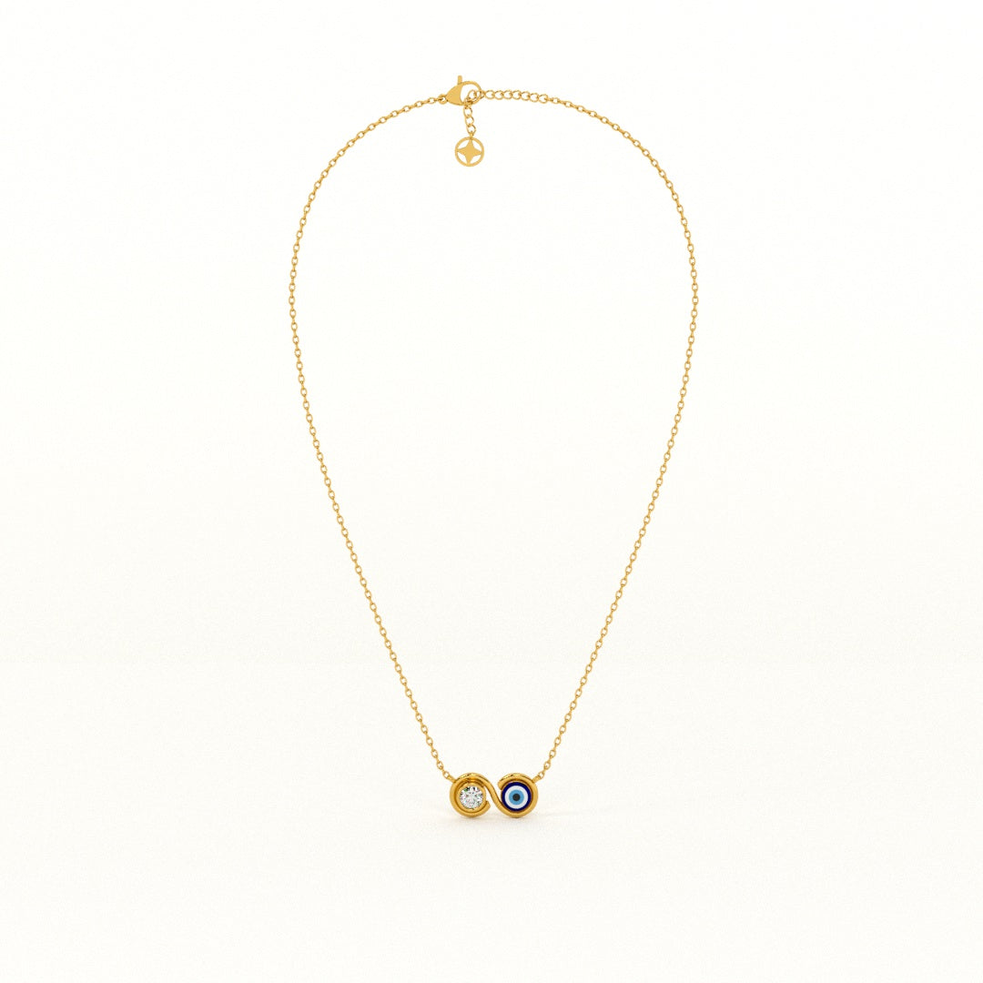 Evil Eye Journey 925 Silver Necklace