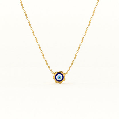 Evil Eye Playful 925 Silver Necklace