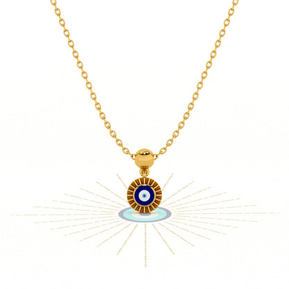 Evil Eye Enigma 925 Sterling Silver Necklace