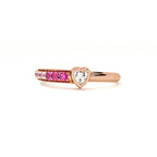 Blush Bloom Rose Gold 925 Silver Ring