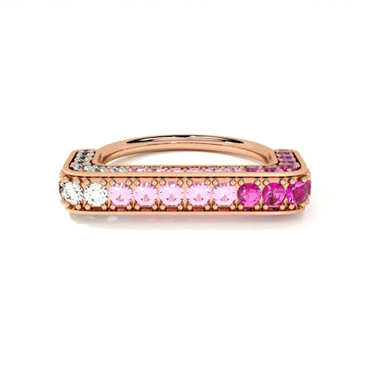 Sakura Mist Rose Gold 925 Silver Ring
