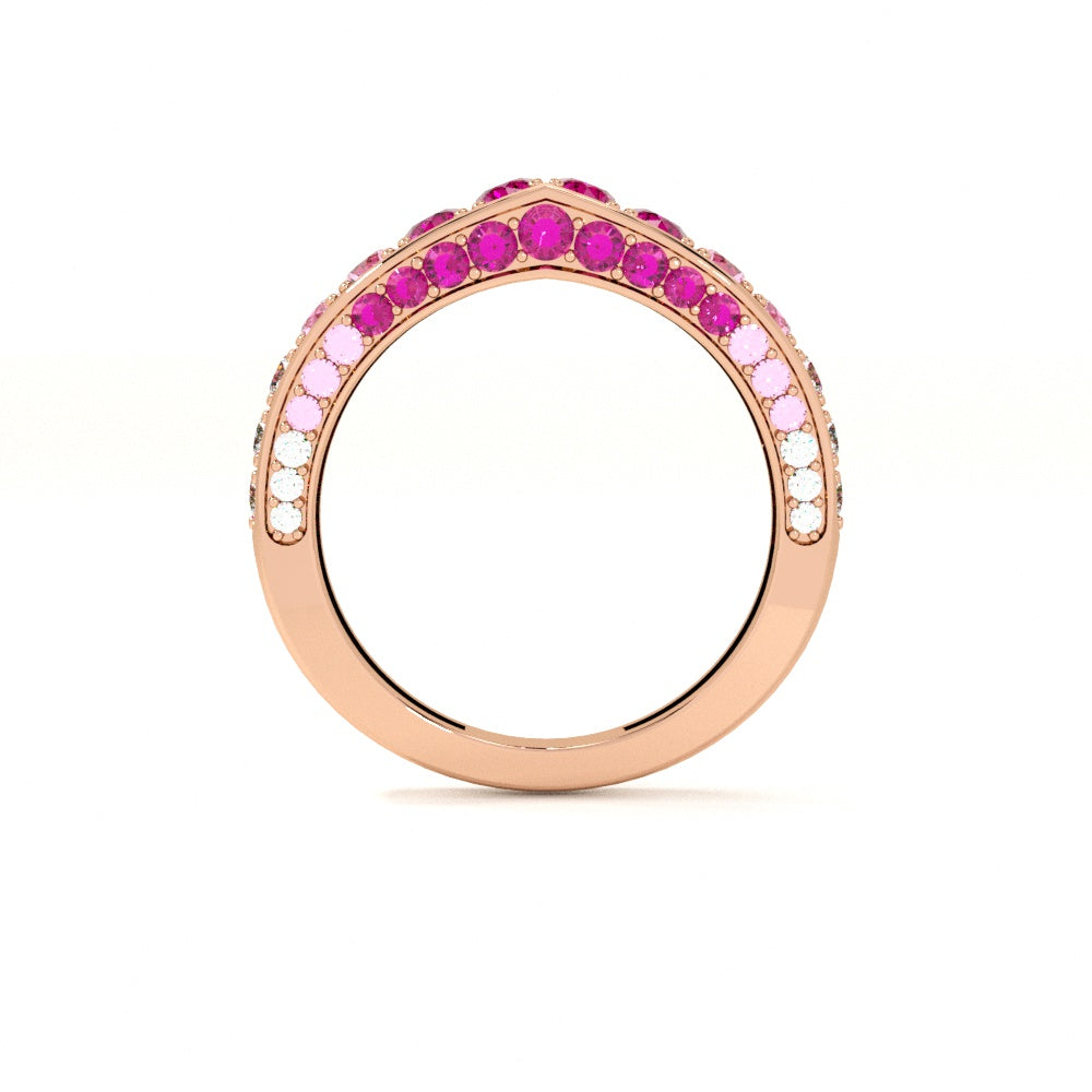 Bloomline Rose Gold 925 Silver Ring