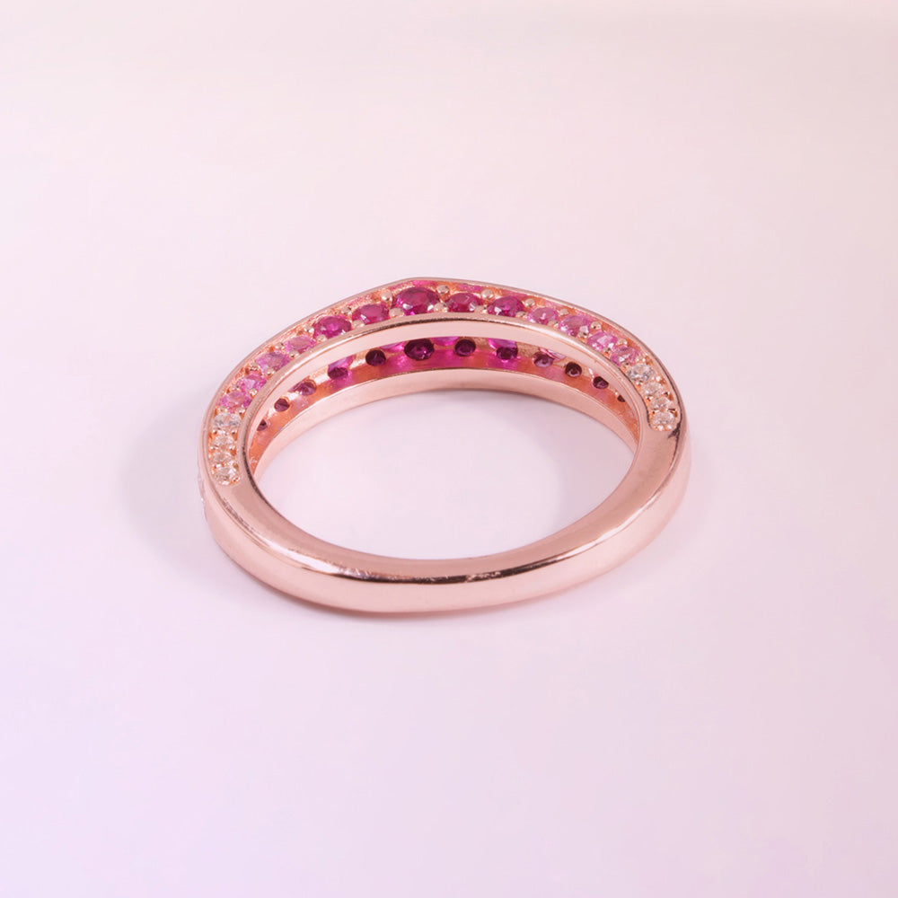 Bloomline Rose Gold 925 Silver Ring