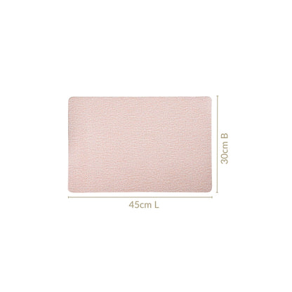 Sand Hue Textured Placemat Set Of 6