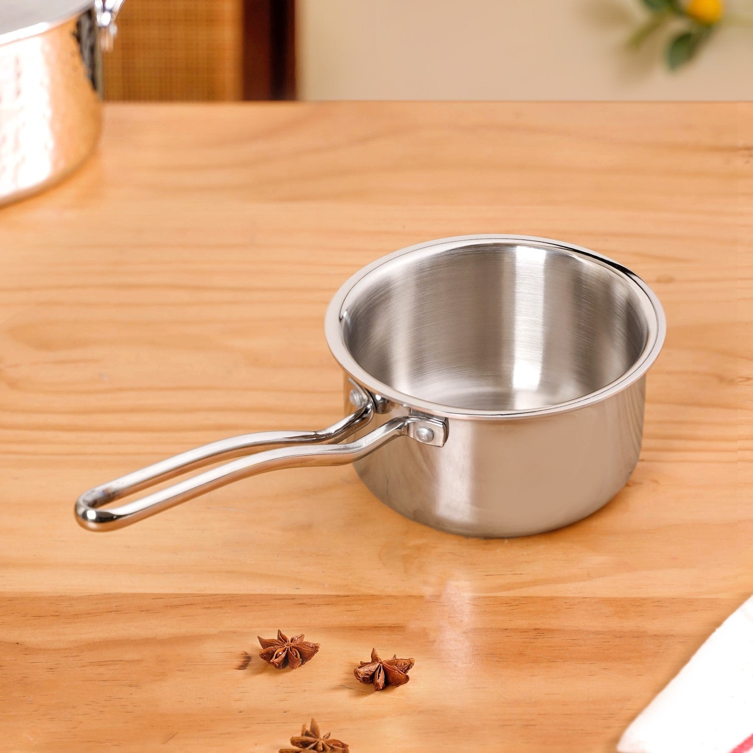 Saucepan Tri Ply Stainless Steel 1100ml