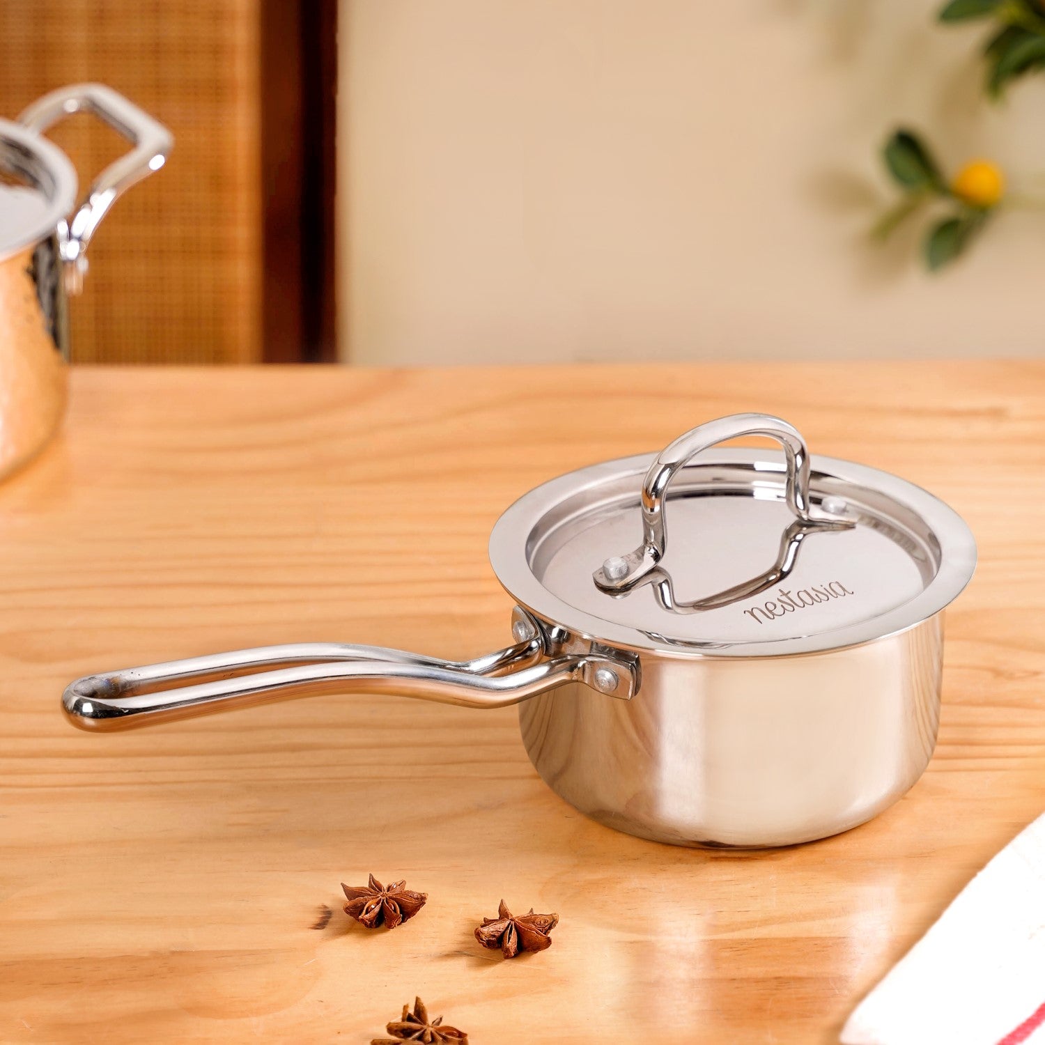 Saucepan Tri Ply Stainless Steel 1100ml